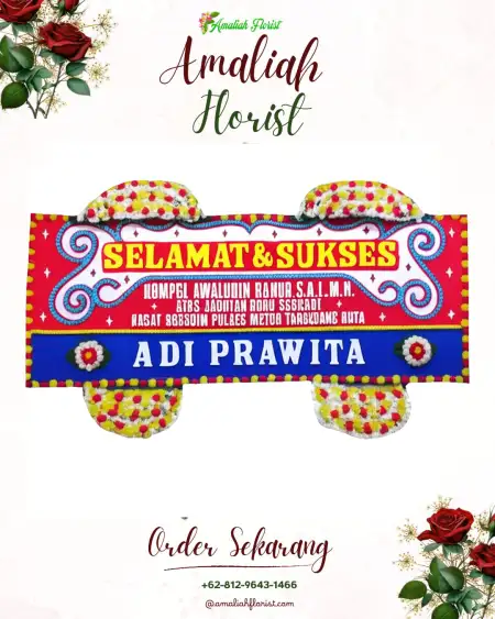 Papan Bunga Ucapan Selamat Sidaharja